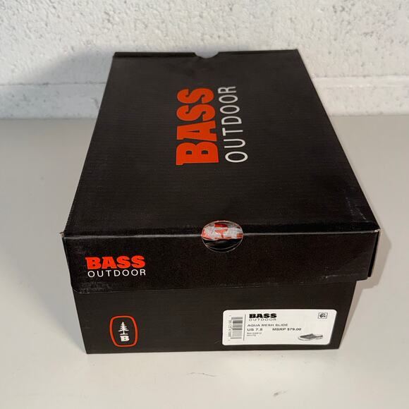 GH Bass, bass outdoor, Women's Aqua Mesh Slide Flats, white/ black 7.5m - Picture 13 of 14